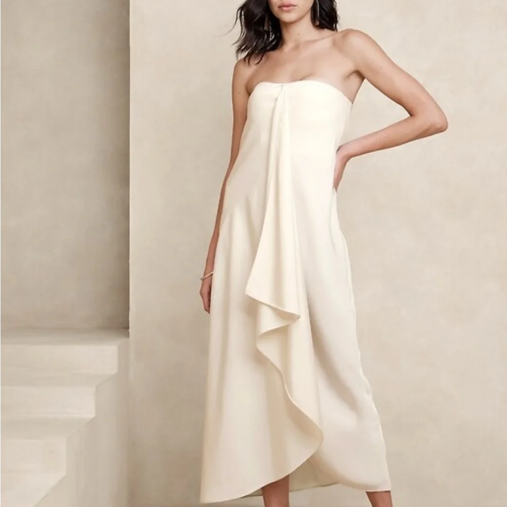 Banana Republic Drape Front Maxi Dress - Picture 1 of 2